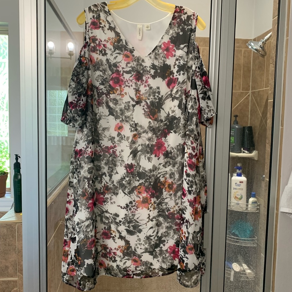 Cold shoulder dress